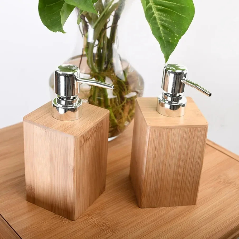 distributeur de savon liquide avec pompe pour salle de bain - vue 3 sur 7