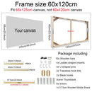 cadre mural en bois pour toiles et peintures décoratives