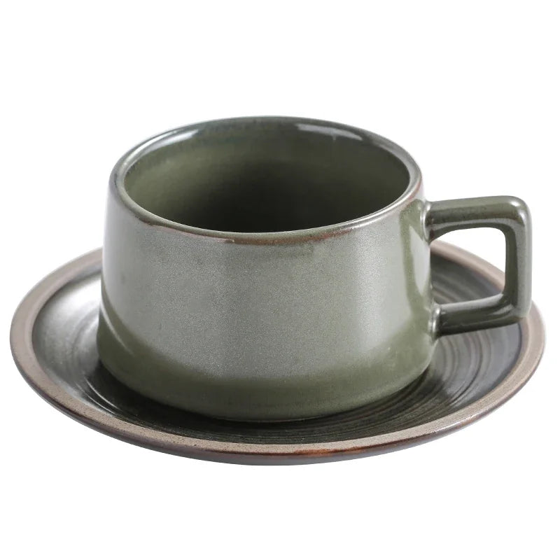 Service a the ceramique retro japonais tasses soucoupes