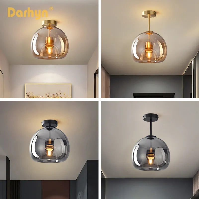plafonnier led minimaliste moderne texture nordique éclairage créatif