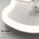 Minimalist Nordic ceiling light with LED and remote control