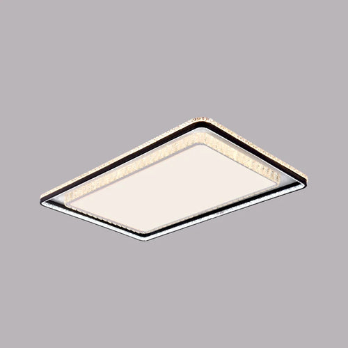 plafonnier en cristal à led design moderne pour intérieur élégant