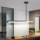 Sandyha nordic minimalist long strip pendant light for living room, dining room, kitchen island