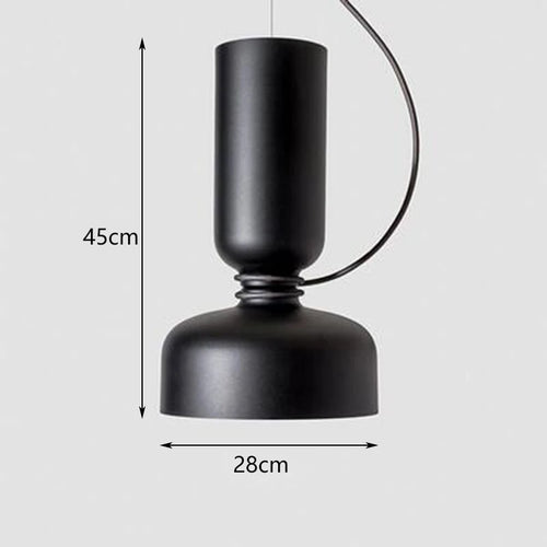 Nordique LED Moderne Danois Designer Art Créatif Restaurant Suspension En Fer Forgé Abat-Jour Bar Café Cuisine Suspension Lampe - vue 12 sur 17