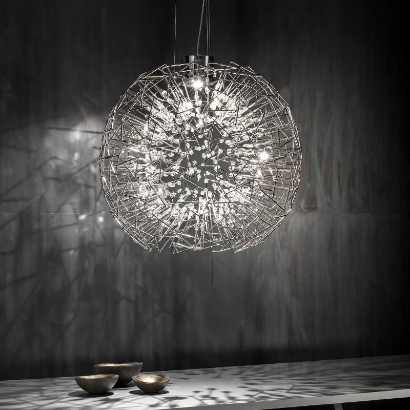lustre sphérique post-moderne petite plaquette pour magasin - vue 2 sur 5