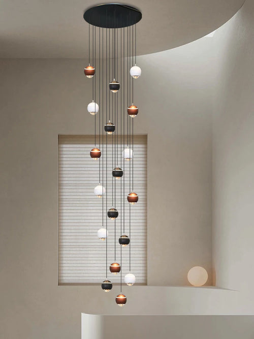 Creative chandelier for minimalist and modern lighting - vue 5 sur 16