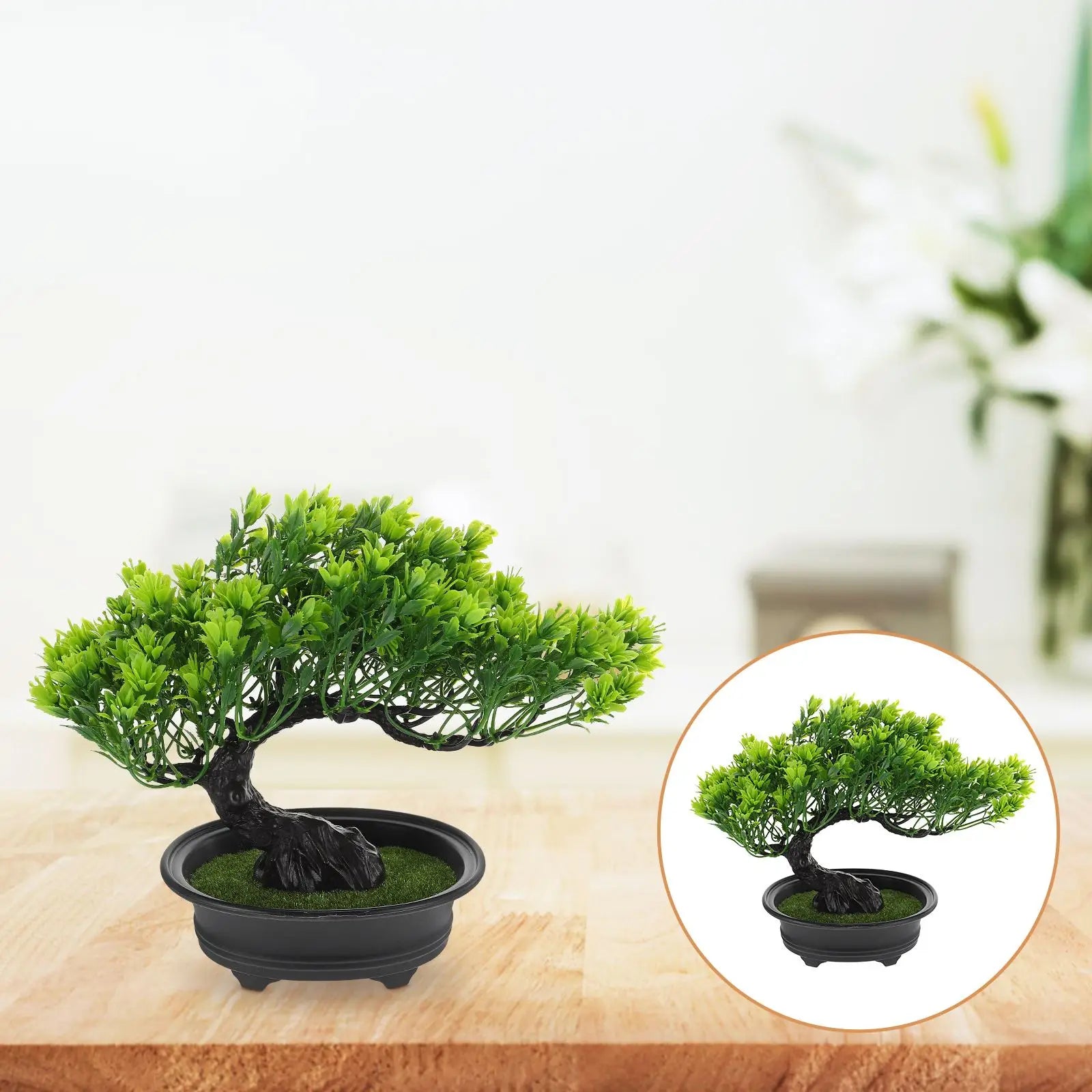 plantes artificielles en pot pour décoration intérieure élégante - vue 12 sur 11