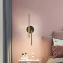 laiton led applique murale minimaliste pour restaurant