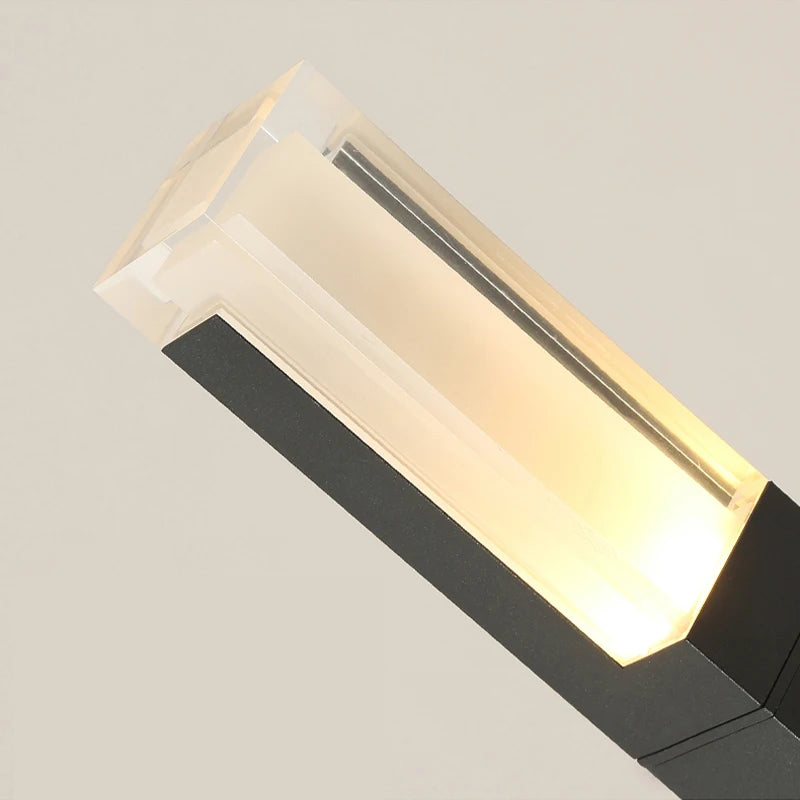 lampe de jardin moderne en aluminium pour éclairage extérieur - vue 6 sur 8