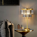 lampadaire moderne en verre et cuivre pour tous les espaces