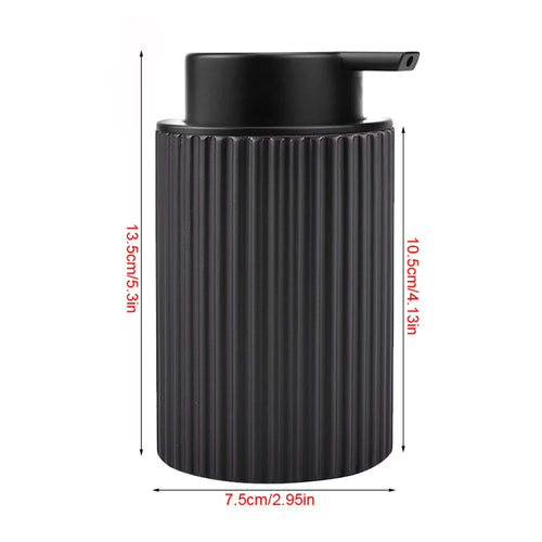 Hand Foaming Dispenser Bottle Durable Plastic Container for Foaming Facial Cleanser, Hand Soap, Shampoo, Shower Gel, Soap Bottle - vue 3 sur 12