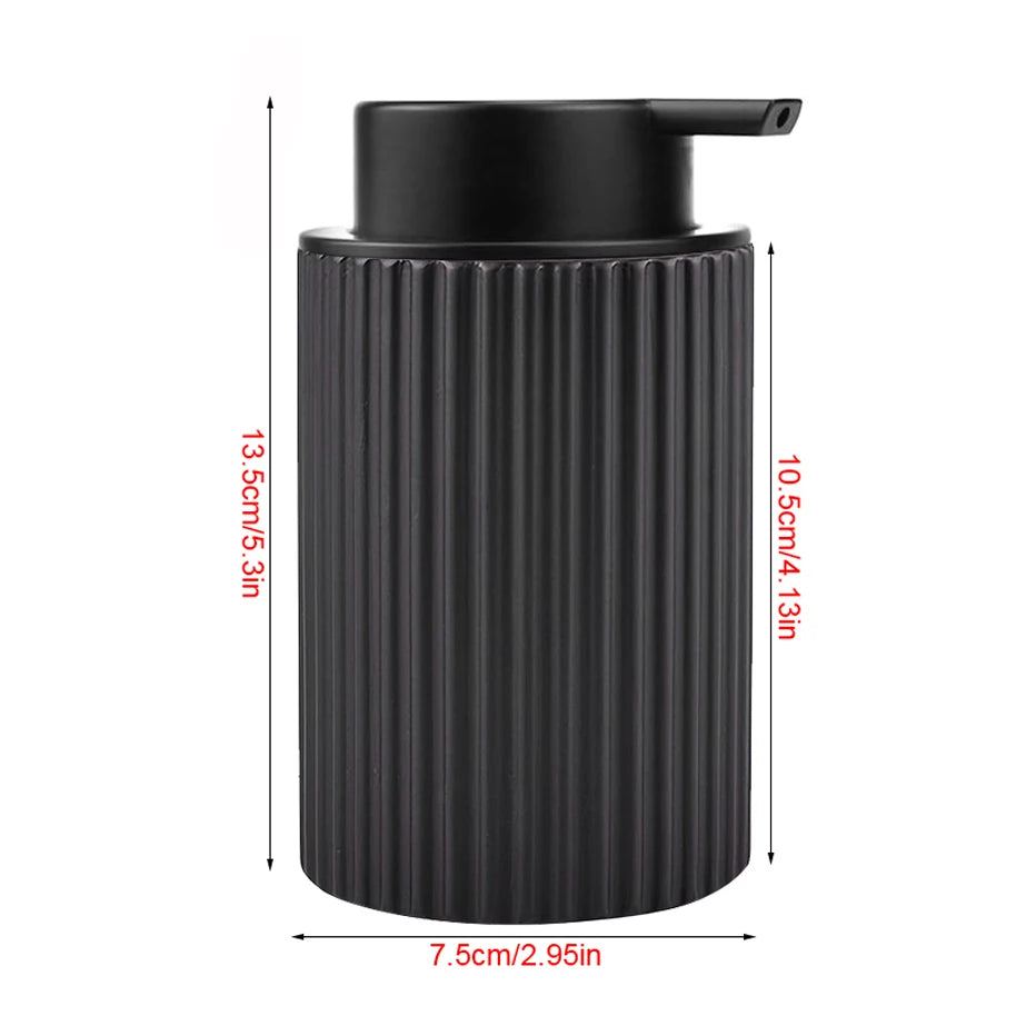 Hand Foaming Dispenser Bottle Durable Plastic Container for Foaming Facial Cleanser, Hand Soap, Shampoo, Shower Gel, Soap Bottle - vue 2 sur 12