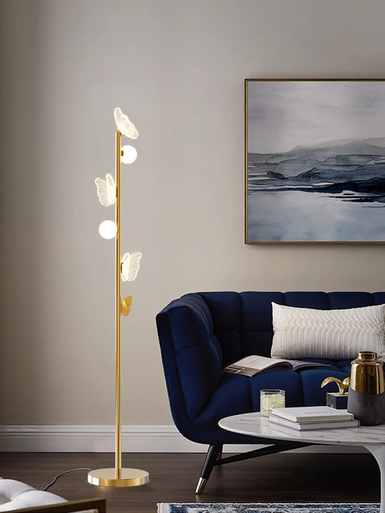 lampadaire italien minimaliste moderne style papillon luxe nordique