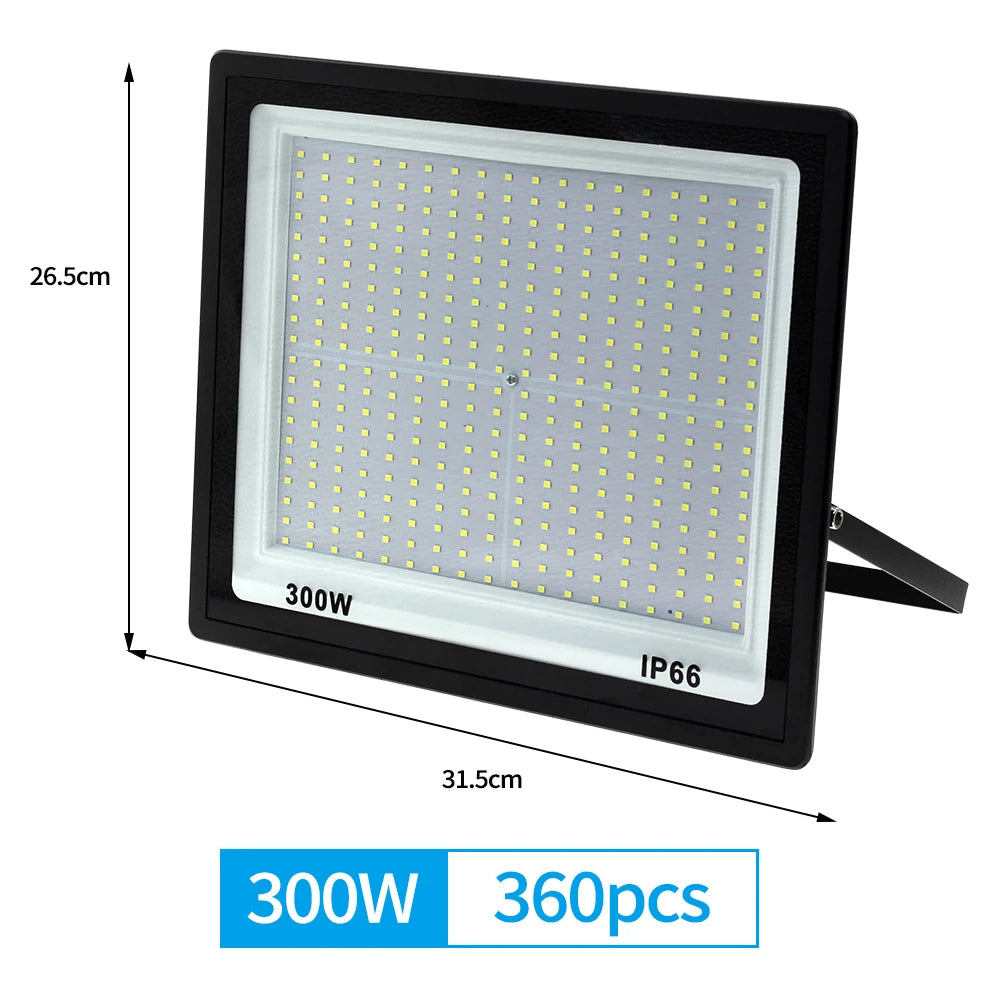 projecteur led haute luminosité pour éclairage extérieur jardin et rue - vue 12 sur 11