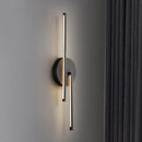 applique murale led minimaliste moderne en laiton
