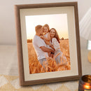 Personalized wooden photo frames, custom photo frame ornaments, simple holiday gifts indoors, commemorate precious memories