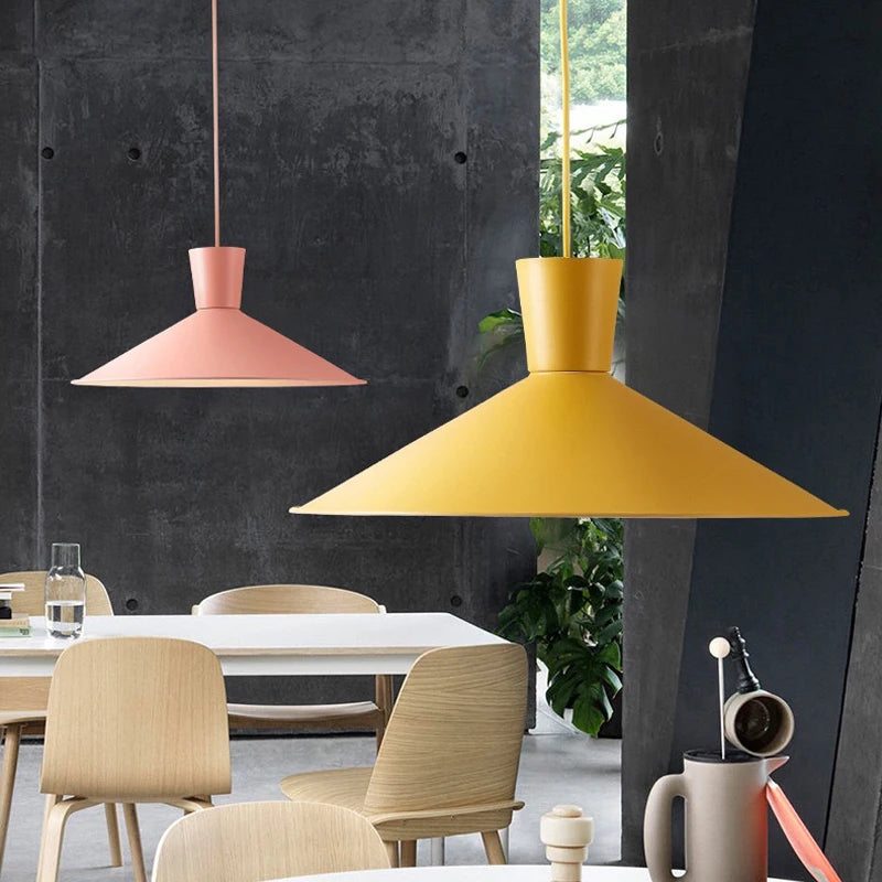 Modern Macarons Pendant Ceiling Lights, Nordic Designer Suspension Lamp for Kitchen Islands, Dining Tables, Bar Restaurant Decor - vue 3 sur 6