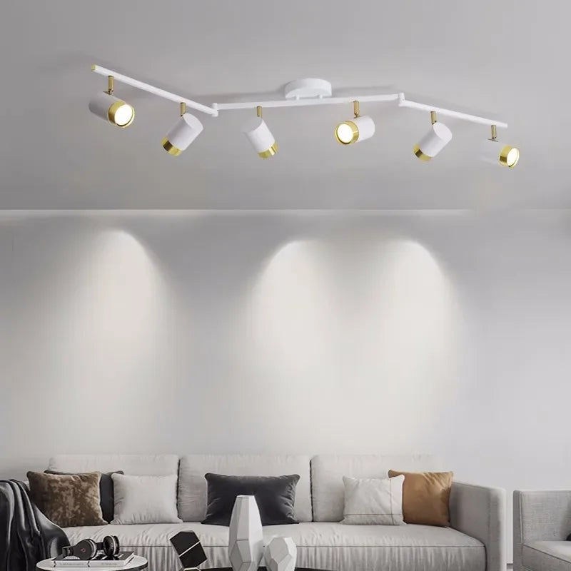 plafonnier led moderne à bande lumineuse décorative pour intérieur - vue 4 sur 21