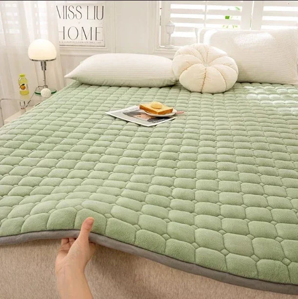 surmatelas en velours chaud pour un confort hivernal - vue 15 sur 15
