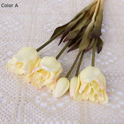 grandes tulipes baroques en silicone décoration de luxe pour événements