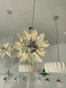 lustre moderne led nordique simple brillant pour hôtel villa