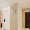 Circular hollow swinging wall clock with Arabic numeral scale clock, living room, bedroom, office, home decoration clock