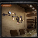 Vintage industrial steampunk wall light