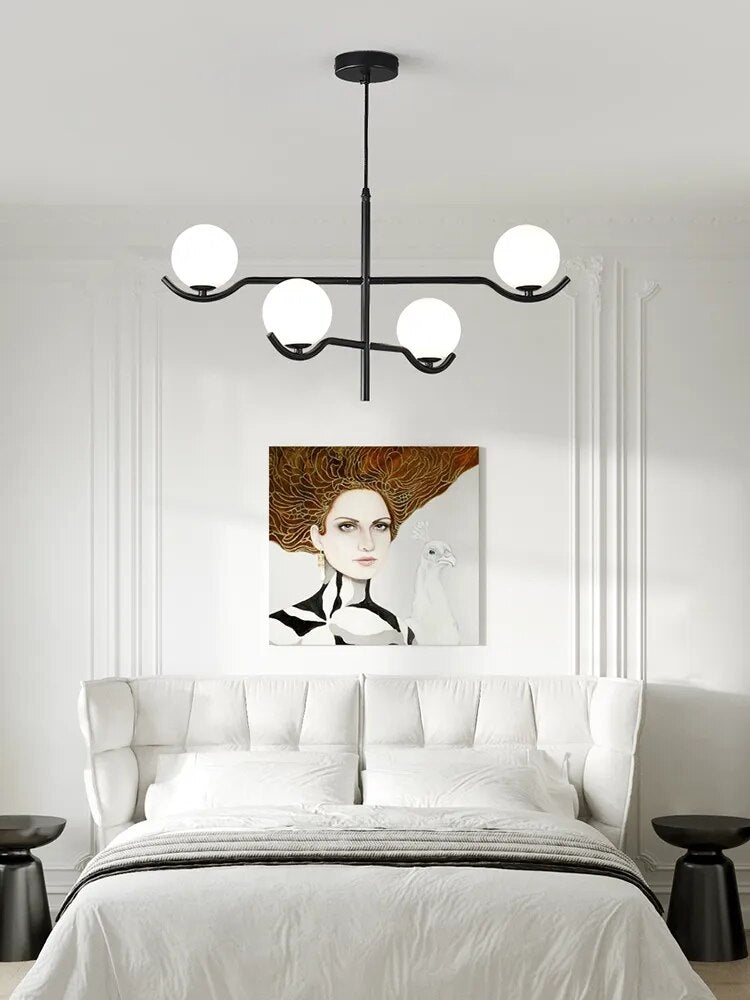Lustre minimaliste pour salle à manger