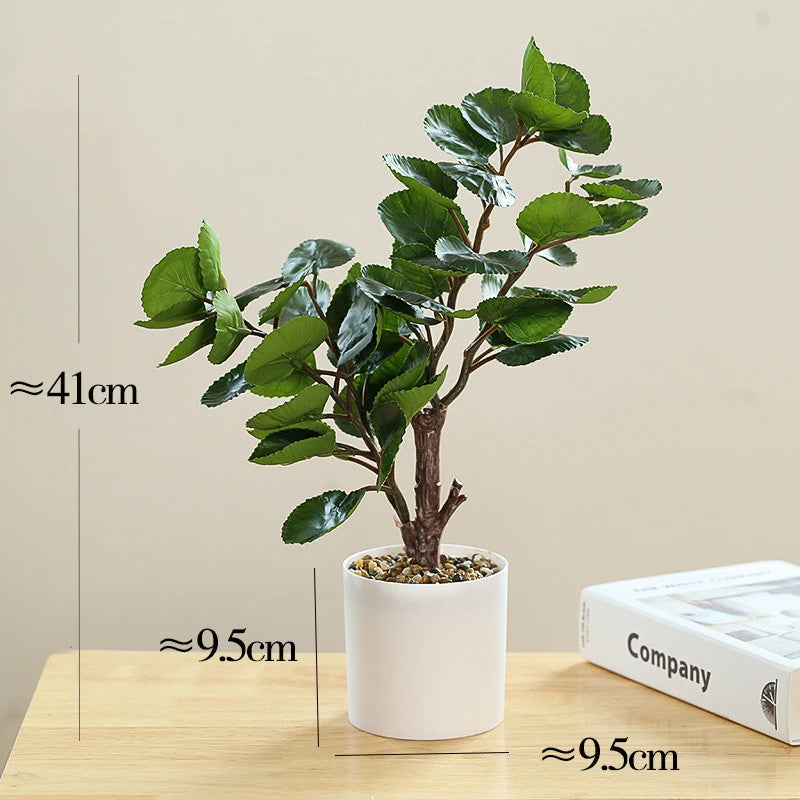 plante artificielle en pot bambou monstera pour décor bureau et maison - vue 9 sur 14