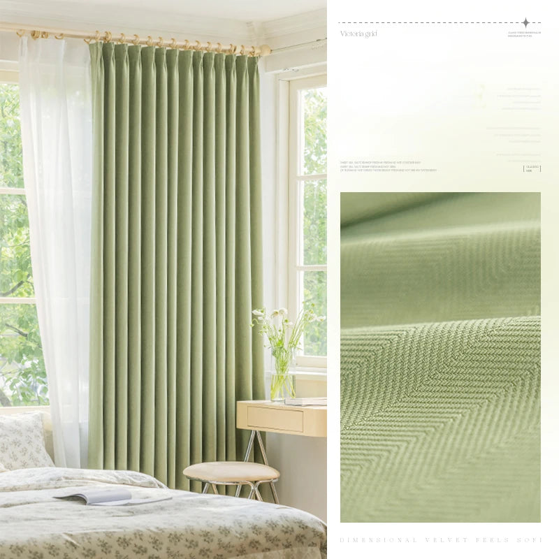 Rideau occultant moderne plissé pour salon chambre fenêtre - vue 16 sur 19
