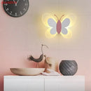 applique murale led papillon décorative pour chambre d'enfant