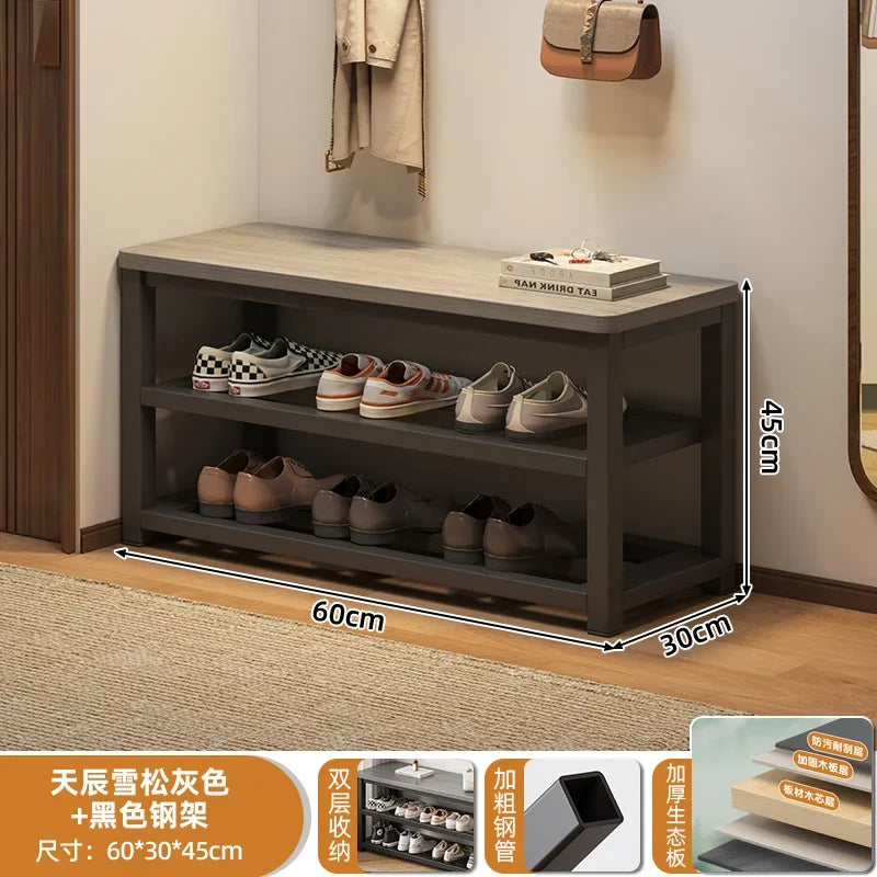 Long Stool, Long Stool, Shoe Change Stool At The Door of The Home, Can Sit in The Gym, Lounge Area, Long Bench, Bathroom - vue 7 sur 11
