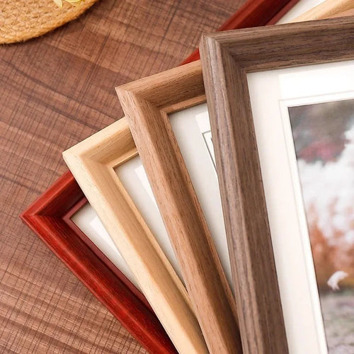 présentoir en bois massif pour cadres photo mariage décoratif - vue 6 sur 10