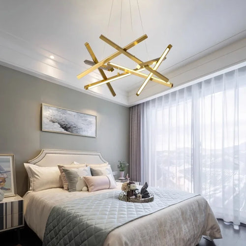 lustre led moderne simple pour éclairage intérieur