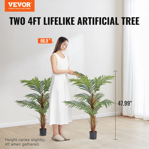 plante artificielle palmier sécurisée et facile d'entretien pour intérieur