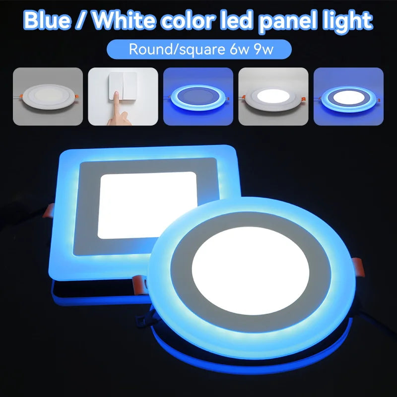 plafonnier encastré à led lumière froide design moderne pour intérieur - vue 3 sur 10