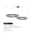 suspension circulaire en verre design moderne et minimaliste