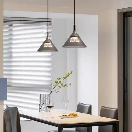 SANDYHA Suspension moderne LED Mesita De Noche dortoir chambre salon salle à manger étude Suspension Luminaire lustres - vue 4 sur 10