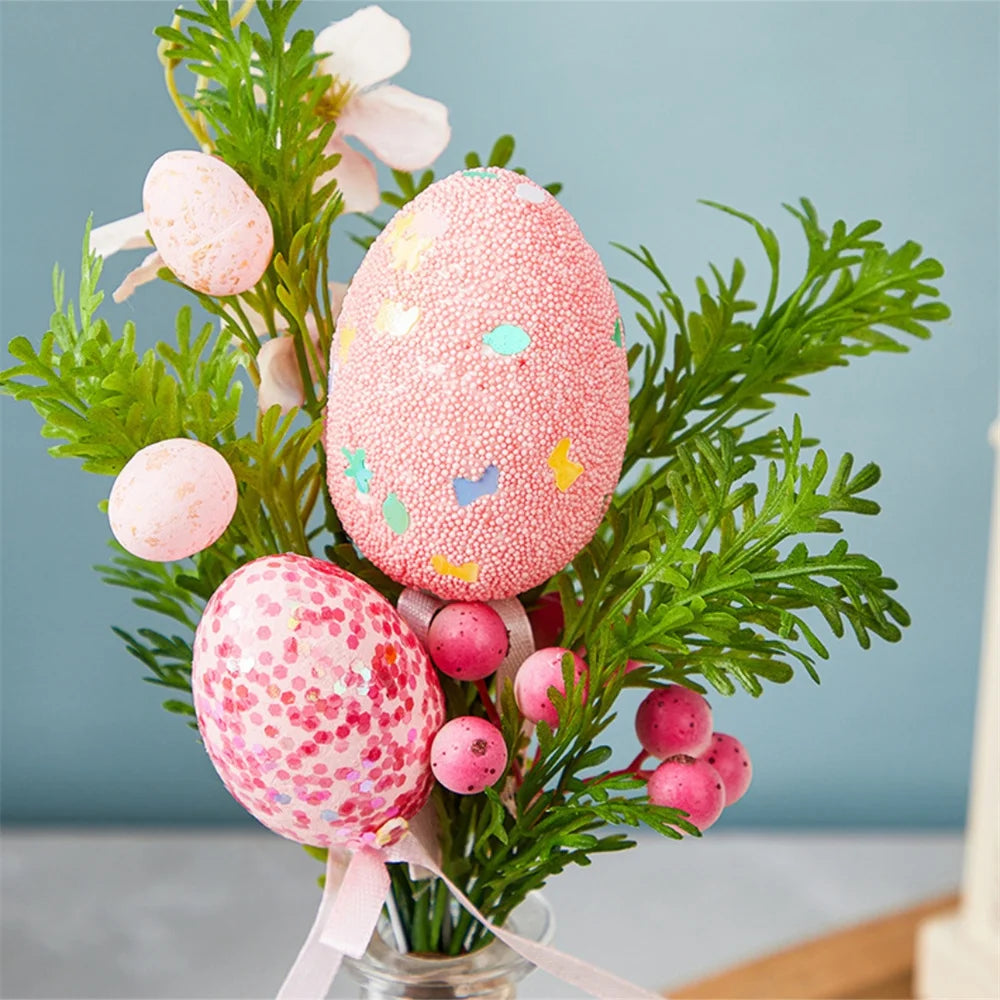 branche d'oeufs de pâques pour décorations florales et jardin - vue 5 sur 13