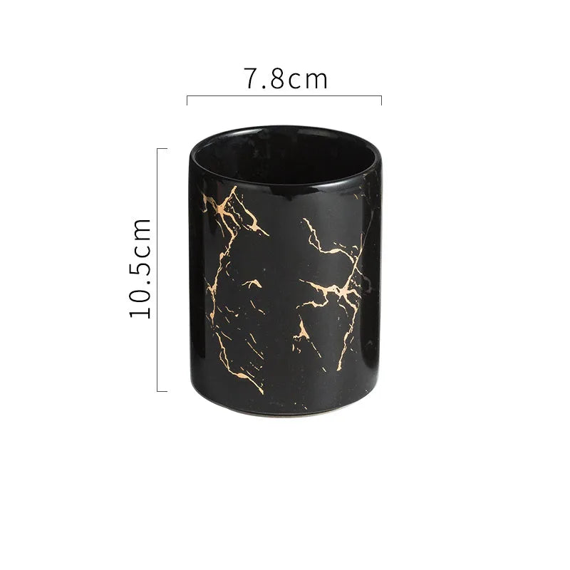tasse en céramique créative pour brossage et gargarisme - vue 12 sur 11
