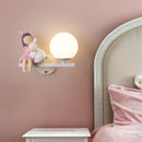 applique murale enfant avec motifs princesse cheval et lapin