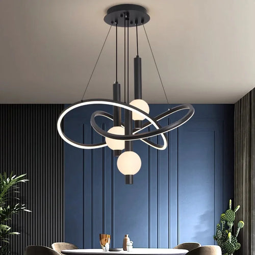 lustre nordique lampes suspendues pour éclairage intérieur