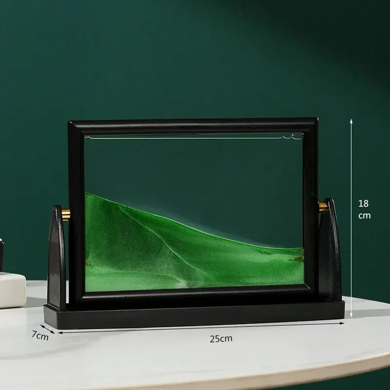 peinture artistique en mouvement sur sable créatif décoratif