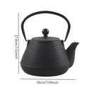 Bouilloire en fonte style japonais 1l avec infuseur