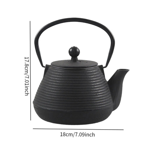Bouilloire en fonte style japonais 1l avec infuseur