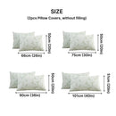 2pcs Waterproof Bamboo Pillowcases (Without Core), Cooling & Soft & Anti-bacterial Pillow Protectors With Zipper Pillow Cover
