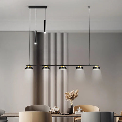 Lustre Led de simplicité moderne pour salon - vue 6 sur 13