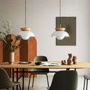 suspension style américain en métal et bois pour restaurant