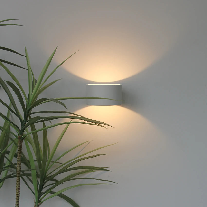 applique murale led ronde en aluminium pour décoration hôtelière - vue 4 sur 8
