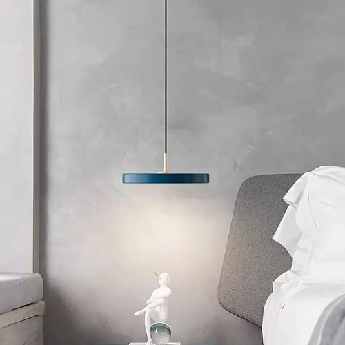 Suspension LED moderne avec disque d'étude
